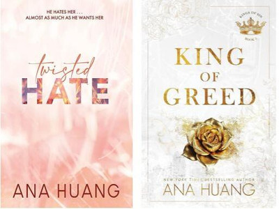 Ana Huang : Twisted Hate + King Of Greed (Paperback, Ana Huang) (A/S Book Seller) (Paperback, Ana Huang)(Paperback, Ana Huang)
