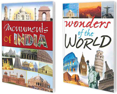 Wonders Of The World And Monuments Of India | World Greatest Wonders | Set Of 2 Books(Paperback, Sawan)