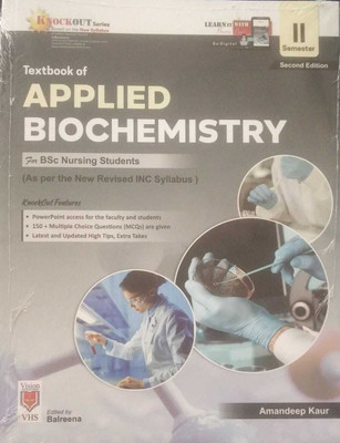 Textbook Of Applied Biochemistry For BSc Nursing Students(Paperback, Amandeep Kaur)