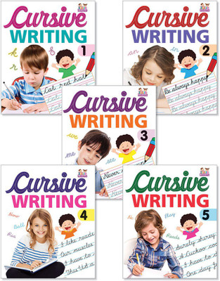 English Cursive Writing Books A Set 5(Paperback, Infinity Team)