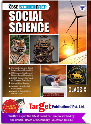 CBSE Class 10 Social Science Book (Exam 2026) | NCERT-Based | Includes Sample Question Papers (SQPs), Additional Practice Questions (APQs), Previous Year Questions (PYQs)(Paperback, Target Publications)