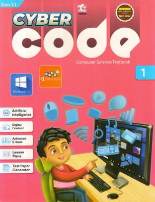 Cyber Code Gen. 1.1 For Class - 1 (Computer Science Textbook)(Paperback, Tarun Team)