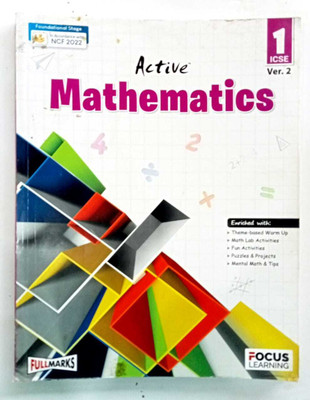 Active Mathematics Class-1, Ver.2(Paperback, DK BHATTACHARYA)