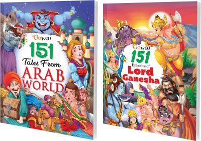 151 Tales From Arab World And 151 Episodes Of Lord Ganesha I Pack Of 2 Books I Abridged Illustrated Stories For Children By Gowoo(Paperback, Manoj Publication editorial board)