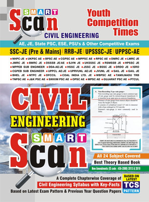 Ssc Je, Pre Mains, AE Upsc Ae, PSU,rrb Je, Upsssc,state Psc GATE, IES Civil Engineering Smart Scan English Medium(Paperback, Youth Competition Time's)