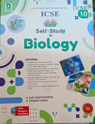 ICSE Self Study In Biology Class 10(Paperback, Ajay bhattacharya, Pradeep singh)
