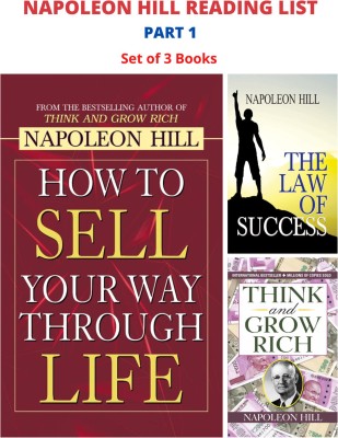 Napoleon Hill Reading List Part 1: The Law Of Success/ How To Sell Your Way Through Life/ Think And Grow Rich(Hardcover, NAPOLEON HILL)