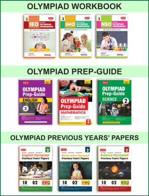 MTG Class-2 (Mathematics, Science & English) IMO-NSO-IEO Olympiad Workbook, Prep-Guide & Previous Years Papers (PYQs) With Mock Test Paper - SOF Olympiad Books For 2024-25 Exam (Set Of 9 Books)(Paperback, MTG Editorial Board) MTG Class-2 (Mathematics, Science & English) IMO-NSO-IEO Olympiad Workbook, Prep-Guide & Previous Years Papers (PYQs) With Mock Test Paper - SOF Olympiad Books For 2024-25 Exam (Set Of 9 Books)(Paperback, MTG Editorial Board)