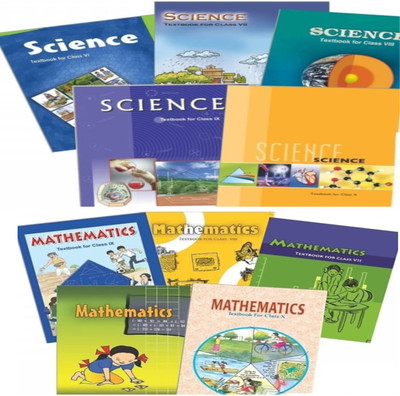 NCERT Textbooks For Class 6-10 Mathematics And Science Useful For All Competitive Exams(Paperback, Team Ncert)