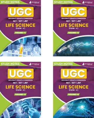 UGC NET Paper II Life Science Study Notes Combo (Set Of 4 Books) | Complete Preparation Kit With Topic-Wise Notes And Solved MCQs(Paperback, EduGorilla Prep Experts)