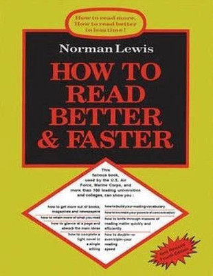 How To Read Better & Faster (English, Paperback, Lewis N.)(Paperback, Norman Lewis)