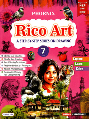 Phoenix, Rico Art A Step-By-Step Sereis On Drawing Class - 7(Hardcover, RISHAB JAIN)