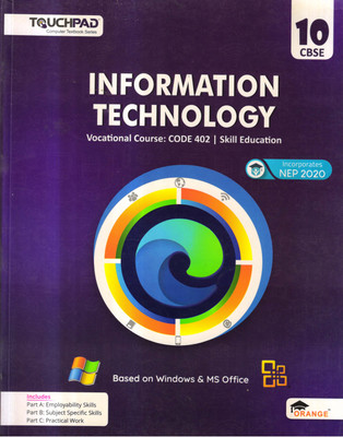 Touchpad Information Technology Vocational Course Code: 402 Skill Education Cbse Class - 10(Paperback, Dr. Sanjay Jain)
