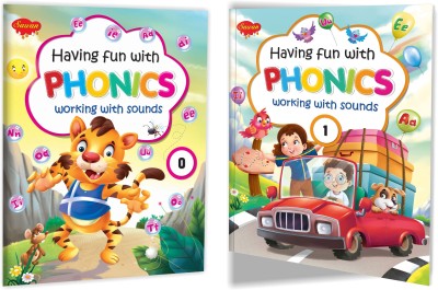 Having Fun with Phonics - 0 and 1 Book for kids : Phonics Book for kids, Phonics learning Book for kids, Children learning book, Phonics fun for children | Combo of 2 book for kids.(Paperback, sawan)