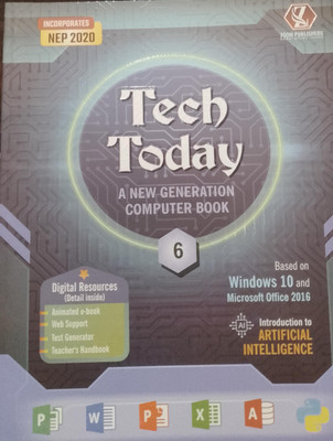 Tech Today A New Generation Computer Book Class 6 (Nep 2020)(Paperback, RUCHI KUSUMWAL)
