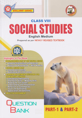 Telangana Class-VIII Social Studies Question Bank I As Per Newly Revised Textbook I 2025 Revised Edition(Paperback, VGS Expert Team)