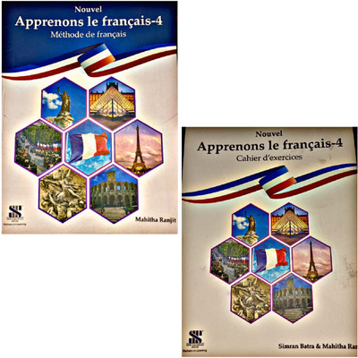 Saraswati Apprenons Le Francais Cahier D' Exercices (Workbook) + Methode De Francais ( Textbook) 4 By Simran Batra(PAPERPACK, Simran Batra)