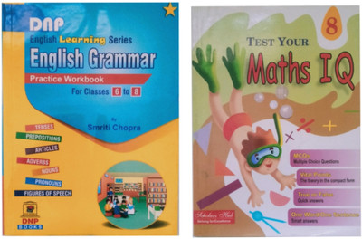 Book Combo Set Of 2 Books
DNP English Learning Series English Grammar Practice Workbook For Classes 6 To 8 + Test Your Maths IQ(Paperback, Dr. Mukesh Setia, Vipin Setia, Smriti Chopra) Book Combo Set Of 2 Books
DNP English Learning Series English Grammar Practice Workbook For Classes 6 To 8 + Test Your Maths IQ(Paperback, Dr. Mukesh Setia, Vipin Setia, Smriti Chopra)