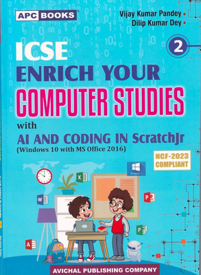 ICSE Enrich Your Computer Studies With AI And Coding In Scratchjr Class-2(Paperback, Vijay Kumar Pandey, Dilip Kumar Dey)