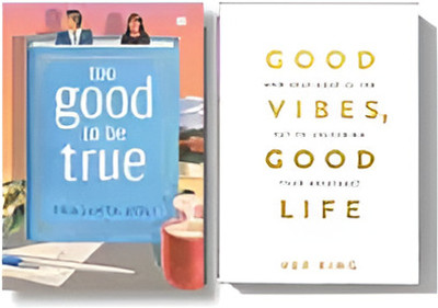 Bookswise Combo; Must Read 2 Books Combo Too Good To Be True & Good Vibes Good Life ( English, Pack 2 )(Paperback, Vex King)