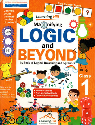 Learning Hill Magnifying Logic & Beyond For Class-1(Paperback, Dr. C B Mishra)