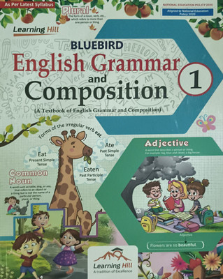 Bluebird English Grammar And Composition A Textbook Of English Grammar And Composition Class 1(Paperback, Pooja arela)