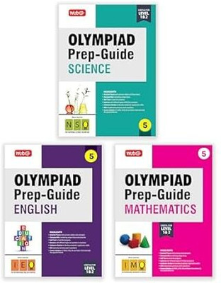 MTG Olympiad Prep-Guide Class-5 Mathematics, Science & English (Set Of 3 Books) - Detailed Theory, IMO-NSO-IEO Previous Years Questions With Self Test For SOF 2025-26 Exam Paperback – 14 April 2025(Paperback, Mtg Editorial Board) MTG Olympiad Prep-Guide Class-5 Mathematics, Science & English (Set Of 3 Books) - Detailed Theory, IMO-NSO-IEO Previous Years Questions With Self Test For SOF 2025-26 Exam Paperback – 14 April 2025(Paperback, Mtg Editorial Board)