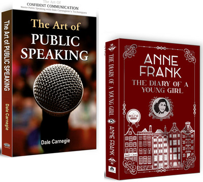 The Art Of Public Speaking By Dale Carnegie + The Diary Of A Young Girl By Anne Frank | Life-Changing Books On Mastering Public Speaking And Finding Strength In Adversity | Set Of 2 Books(Paperback, Dale Carnegie, Anne Frank) The Art Of Public Speaking By Dale Carnegie + The Diary Of A Young Girl By Anne Frank | Life-Changing Books On Mastering Public Speaking And Finding Strength In Adversity | Set Of 2 Books(Paperback, Dale Carnegie, Anne Frank)