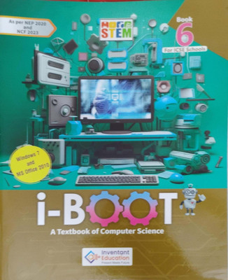 Icse I-Boot A Textbook Of Computer Science Class 6(Pepper back, Editorial team)