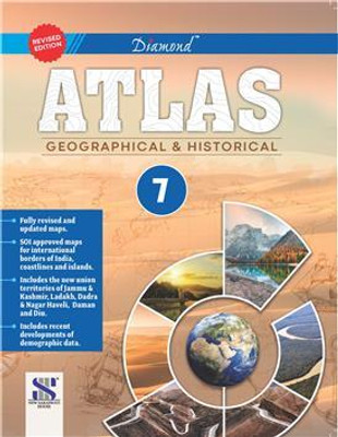 Saraswati Diamond Atlas Geographical & Historical Class 7(Paperback, Hindi, Dr Sudatta Bhattacharjee)
