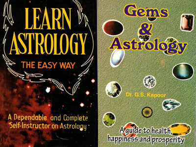 Learn Astrology The Easy Way & Gems & Astrology | Self-Instructional Astrology Guide With Gemstone Remedies | English Spiritual Book Set(Paperback, Dr. G.S. Kapoor)