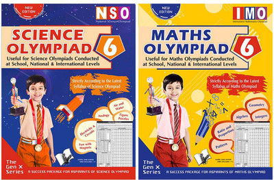 V&S Publishers Dual Pack IMO-NSO (Mathematics & Science) Olympiad Guidebooks Combo Class - 6 (Set Of 2 Books)(Paperback, V&S Publisher)