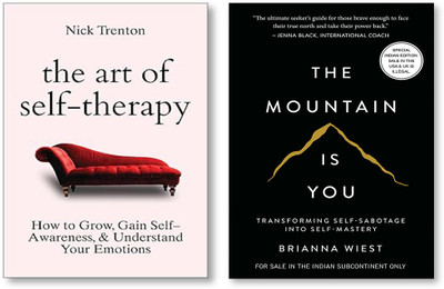 The Mountain Is You: Transforming Self-Sabotage Into Self-Mastery (English) + The Art Of Self-Therapy(Paperback, Brianna Wiest, Nick Trenton)