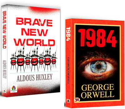 Brave New World By Aldous Huxley And 1984 By George Orwell | Classic Dystopian Duo | Set Of 2 Books(Paperback, Aldous Huxley, George Orwell)