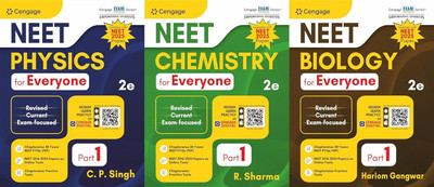 Cengage - NEET Everyone Series - Physics + Chemistry + Biology - Only Volume 1 For Class 11 - Combo Set Of 3 Books - Includes 38 Years PYQs + 2016 - 2025 Online Tests + Practice Tests + QR Code For Online Material(Paperback, cenegage) Cengage - NEET Everyone Series - Physics + Chemistry + Biology - Only Volume 1 For Class 11 - Combo Set Of 3 Books - Includes 38 Years PYQs + 2016 - 2025 Online Tests + Practice Tests + QR Code For Online Material(Paperback, cenegage)