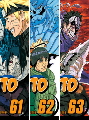 Naruto Vol. 61,62,63(Paperback, Masashi Kishimoto)