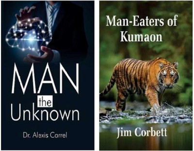 Man The Unknown & Man-Eaters Of Kumaon (Combo Set Of 2 Bestseller Books)(Hardcover, Dr. Alexis Carrel & Jim Corbett)