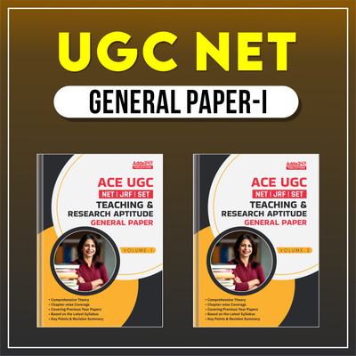 NTA UGC NET /SET/JRF General Paper 1, Teaching And Research Aptitude 2025 (Set Of 2 Books)(Paperback, Adda247 Publications)
