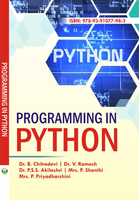 Programming In Python(Paperback, Dr.B.Chitradevi)