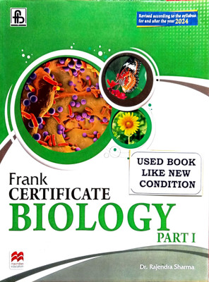 Frank Certificate Biology Part 1 Class-9(Old Book)(Paperback, Dr. RAJENDRA SHARMA)