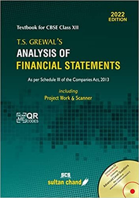 T.S. Grewal's Analysis Of Financial Statements: Textbook For CBSE Class 12 (2022-23 Session)(Paperback, T.S. Grewal)
