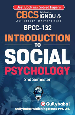 BPCC-132 Introduction To Social Psychology(Paperback, GPH Expert)