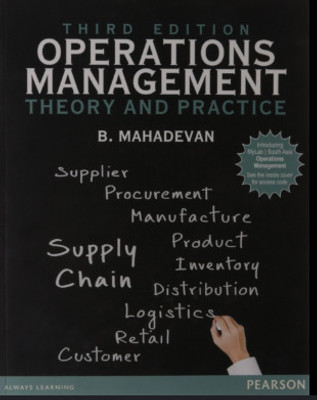 Operations Management Theory And Practice B. Mahadeven(Paperback, unknown)