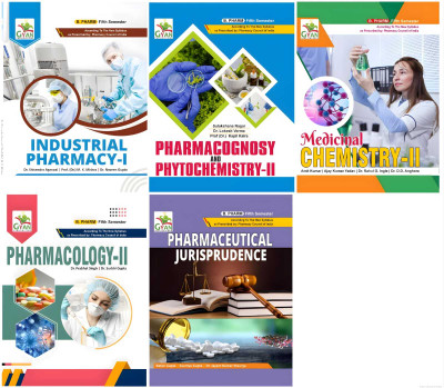 BestSellio Books | B Pharm 5th Semester 5-In-1 Textbook Set| Pharmacology-Ii, Pharmacognosy And Phytochemistry-Ii, Industrial Pharmacy-I, Medicinal Chemistry-Ii, Pharmaceutical Jurisprudence(Paperback, Dr Shivendra Agarwal, Dr Arun Kumar) BestSellio Books | B Pharm 5th Semester 5-In-1 Textbook Set| Pharmacology-Ii, Pharmacognosy And Phytochemistry-Ii, Industrial Pharmacy-I, Medicinal Chemistry-Ii, Pharmaceutical Jurisprudence(Paperback, Dr Shivendra Agarwal, Dr Arun Kumar)