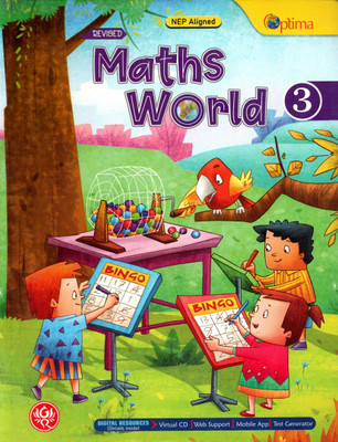 Revised Maths World, Optima, G. Ram Books For Class-3(Paperback, Dr. RAM MOHAN, Pravin D Pannase)
