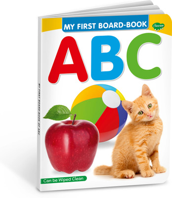 My First Board Books ABC | Big Size Board Book For Kids By Sawan(Hardcover, Sawan)