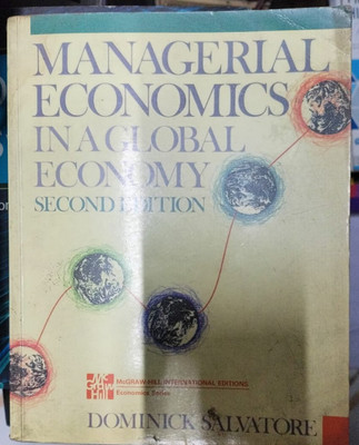 Managerial Economics In A Global Economy ( Old Book )(Paperback, Dominick Salvatore)