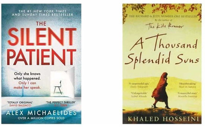 The Silent Patient + A Thousand Splendid Suns (2 Books Combo) Best Book (Paperback, Alex Michaelides)(Paperback, Alex Michaelides))