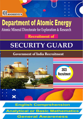 Atomic Mineral Directorate Security Guard Recruitment 2023 (Set Of 3 Books)(Paperback, Chetan Sakhuja)