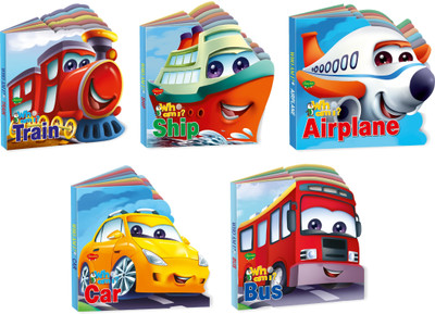 Learn About Transport | Who Am I Die-Cut Shape Board-Books | Pack Of 5 Books(Board Book, Manoj Publications Editorial Board)